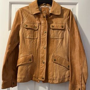 Banana Republic Women's Tan Leather Jacket